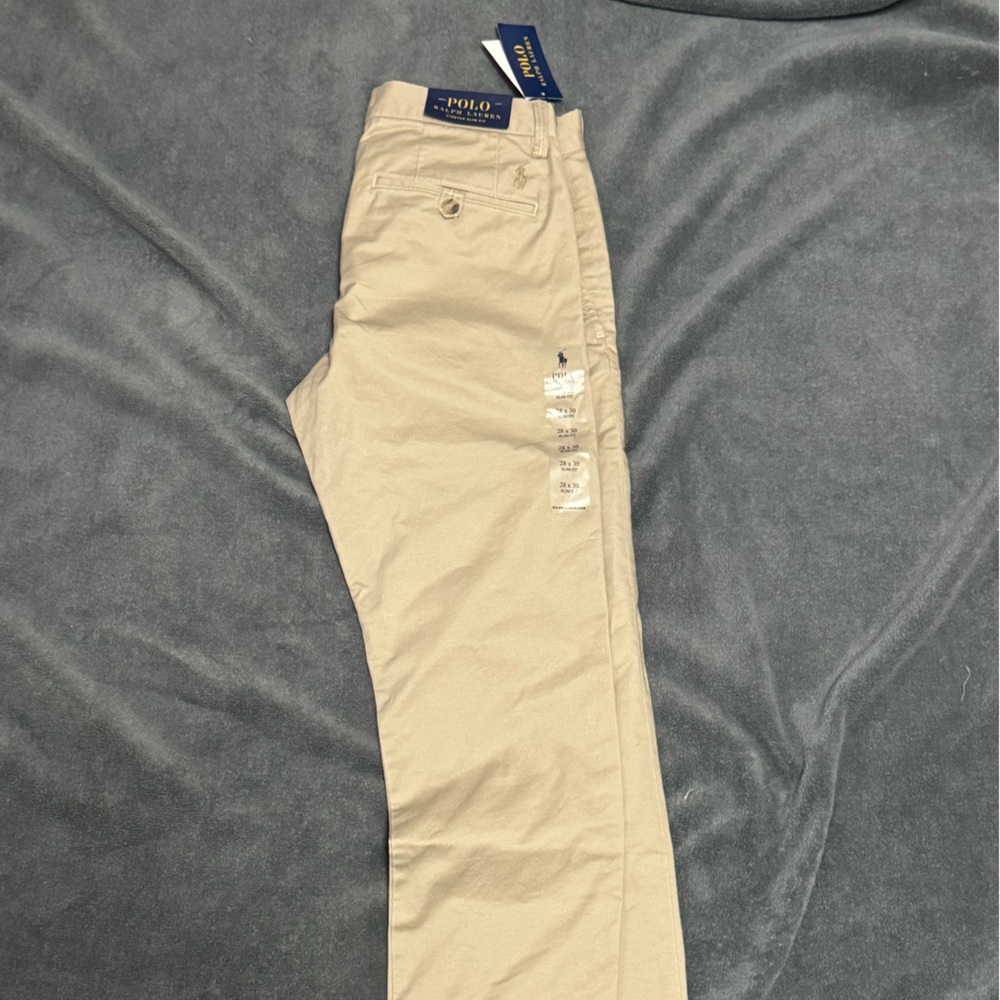 Polo by Ralph Lauren Khaki Chinos 28/30 NWT